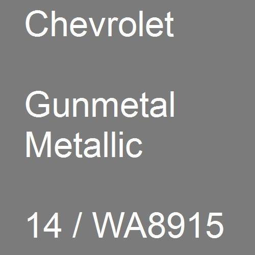 Chevrolet, Gunmetal Metallic, 14 / WA8915.